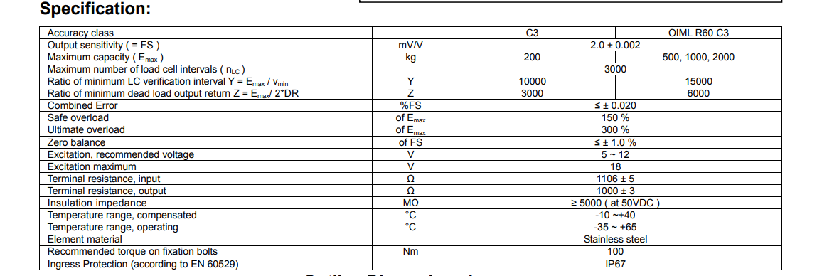 B8Q-C3-2000kg-3B