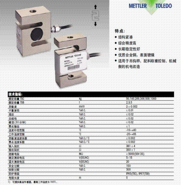 TSC-50,TSC-50稱(chēng)重傳感器