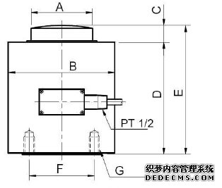 美國(guó)sensolink稱重傳感器 SLCS1產(chǎn)品尺寸